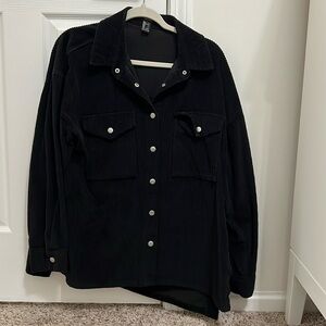 Black corduroy jacket